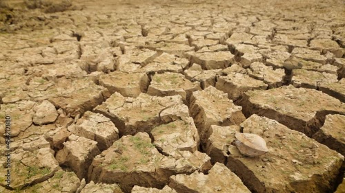 dry cracked earth