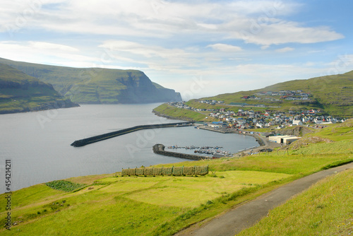 Eiði -  a village located on the north-west tip of Eysturoy in the Faroe Islands.  photo