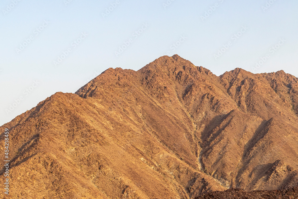Khor Fakan mountains of Sharjah Emirate. Nature