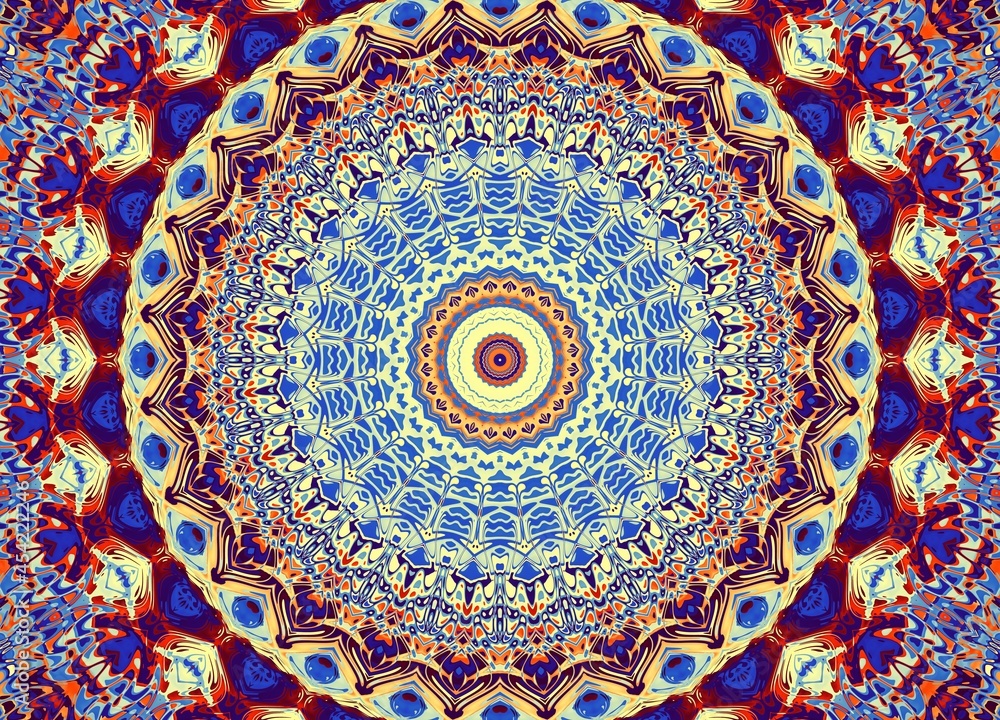 Digital fractal pattern. Abstract background. Digital fractal pattern. Abstract background.