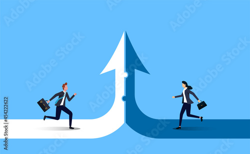 Collaboration synergy work to growth together