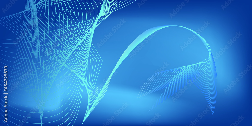 abstract blue background with lines