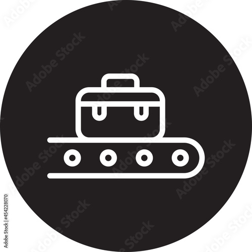 conveyor glyph icon