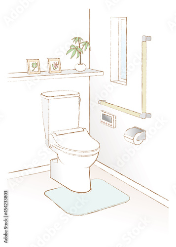 トイレのベクターイラスト