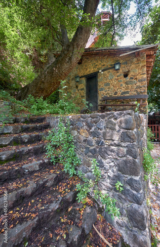 The old watermill on the river  Clarios in the Kakopetria village. Nicosia District. Cyprus photo