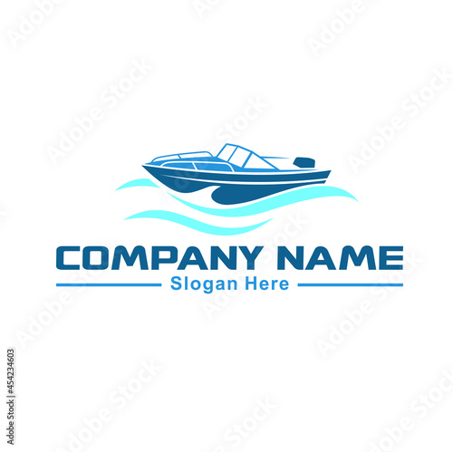 logo template for speed boat rentals