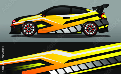 car wrap abstract racing graphic background for vinyl wrap and stickers