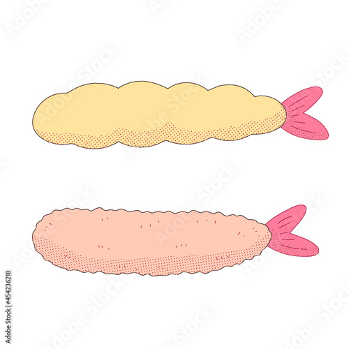 海老天とエビフライ