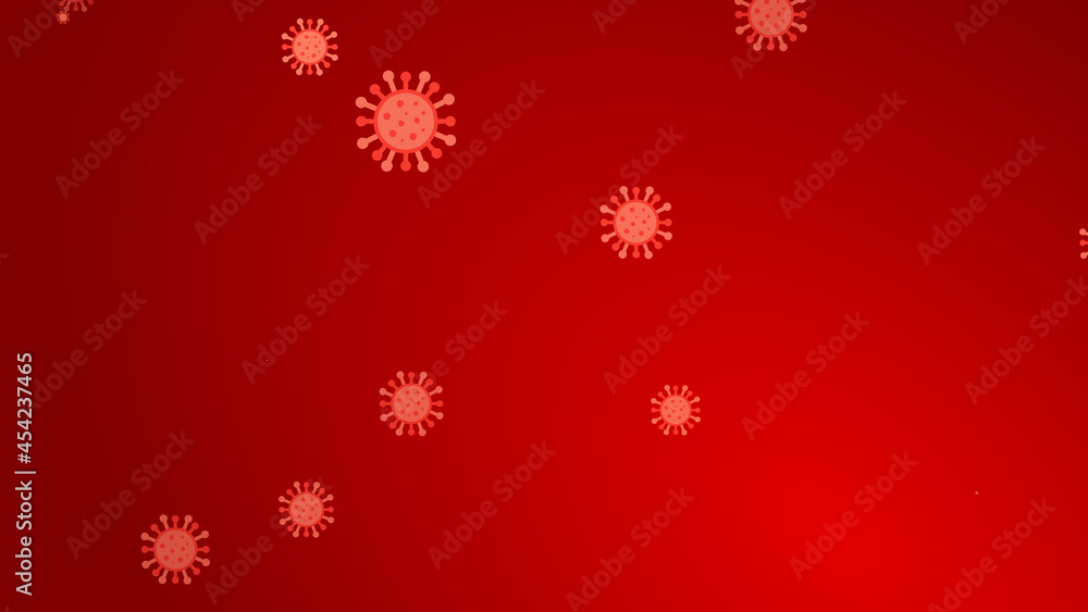 Coronavirus red pattern banner background. Abstract healthcare Illustrations concept COVID-19. Coronavirus red pattern banner background. Abstract healthcare Illustrations concept COVID-19.