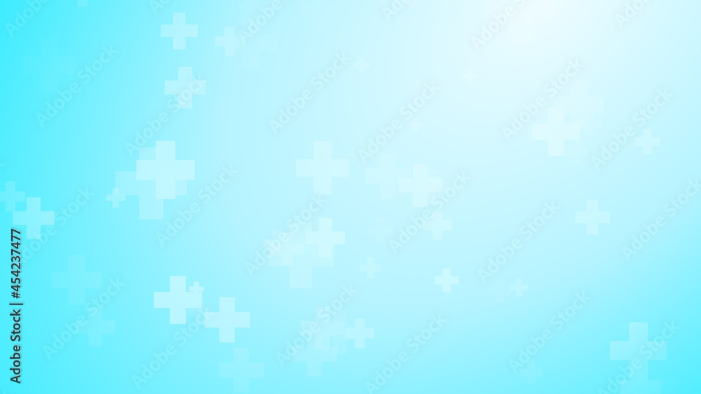 Medical health blue cross pattern background. Abstract healthcare technology and science concept. Medical health blue cross pattern background. Abstract healthcare technology and science concept.