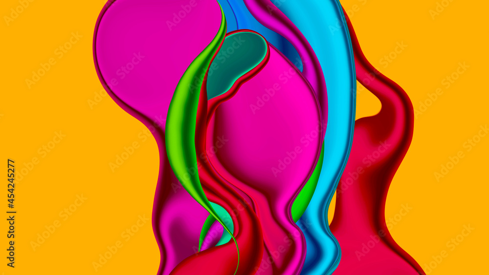 Colorful abstract background, Digital painting designม Colorful abstract background, Digital painting designม