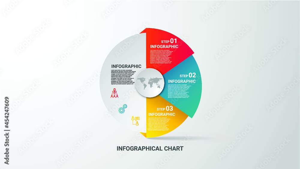 Modern infographics options banner. Modern infographics options banner.