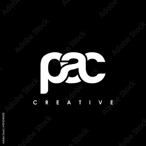 PAC Letter Initial Logo Design Template Vector Illustration photo