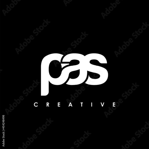 PAS Letter Initial Logo Design Template Vector Illustration