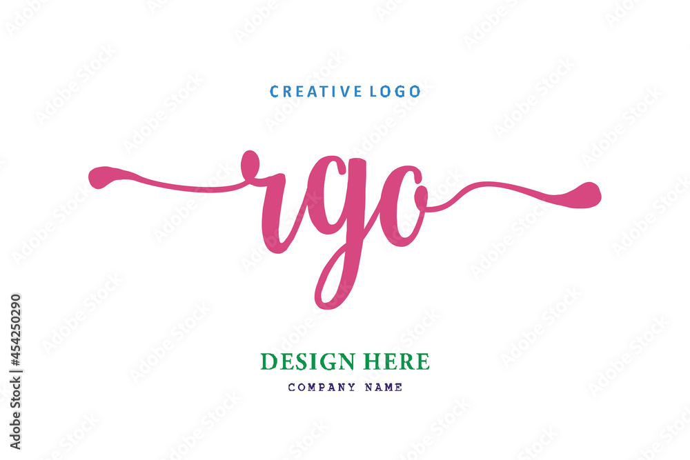 RGO lettering logo is simple, easy to understand and authoritative RGO lettering logo is simple, easy to understand and authoritative