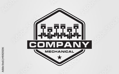 Logo mechanical for auto service, auto body and other work.