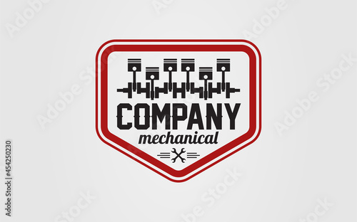 Logo mechanical for auto service, auto body and other work.