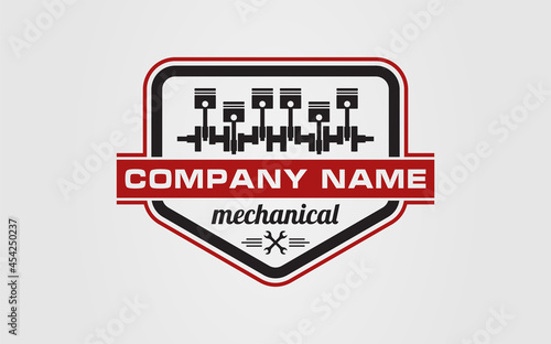Logo mechanical for auto service, auto body and other work.