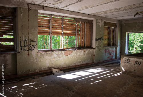 old abandoned factory