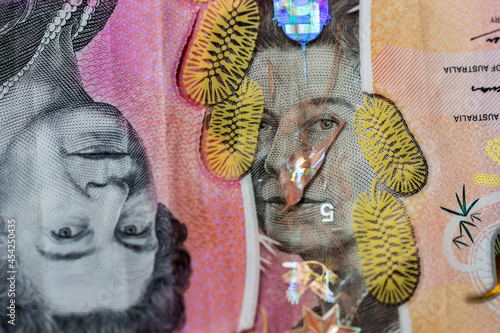 Australian money background