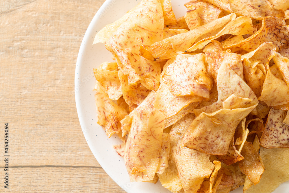 Crispy Sweet Taro Chips - snack Crispy Sweet Taro Chips - snack