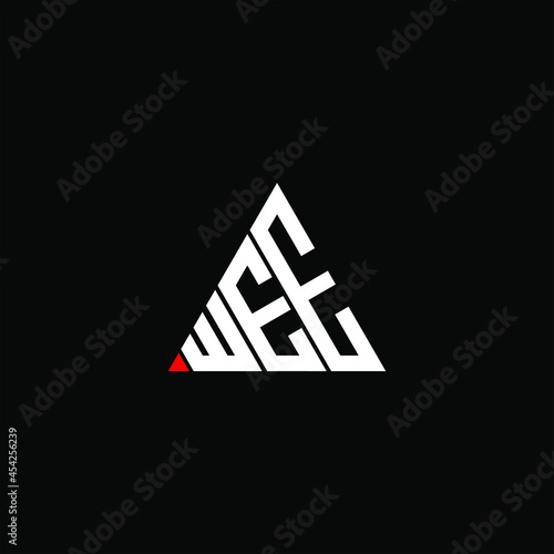 WEE letter logo creative design. WEE unique design
