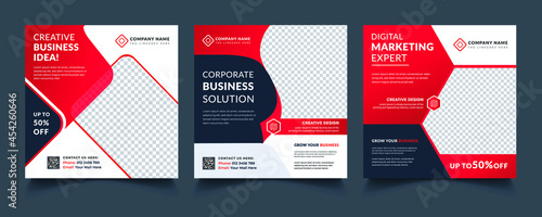 Corporate Business Flyer poster brochure cover design layout background, Three colors scheme, vector template in A4 size - Vector