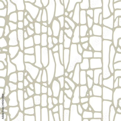 Organic mosaic pattern, ova...