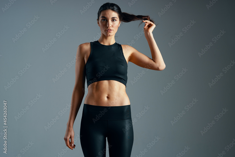 woman slim figure workout exercise fitness athlete woman slim figure workout exercise fitness athlete