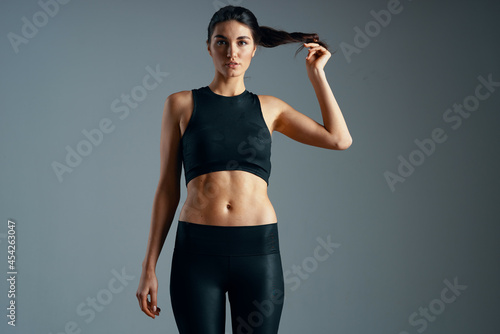 woman slim figure workout exercise fitness athlete © SHOTPRIME STUDIO