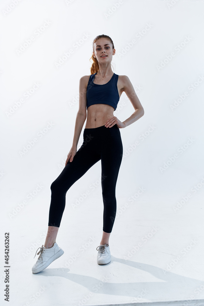 sportive woman posing fitness workout energy sportive woman posing fitness workout energy