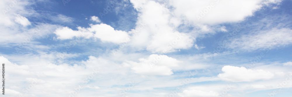 Beautiful blue sky cloudsfor background. Panorama of sky. Beautiful blue sky cloudsfor background. Panorama of sky.