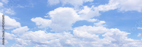 Photography Beautiful blue sky cloudsfor background. Panorama of sky.