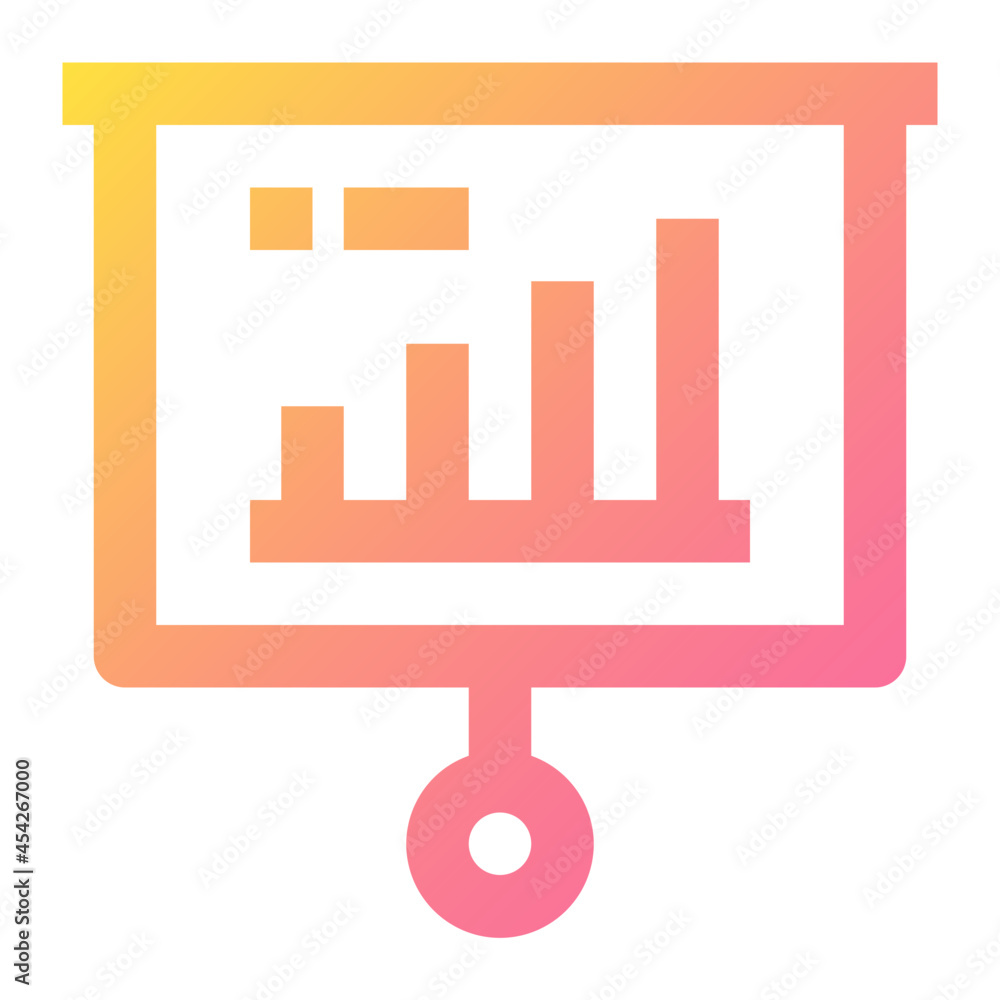 Projector Screen Icon Illustration Projector Screen Icon Illustration