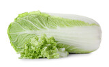 Fresh chinese cabbage on white background