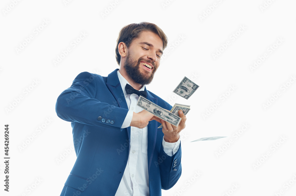 businessmen finance success Studio emotions businessmen finance success Studio emotions