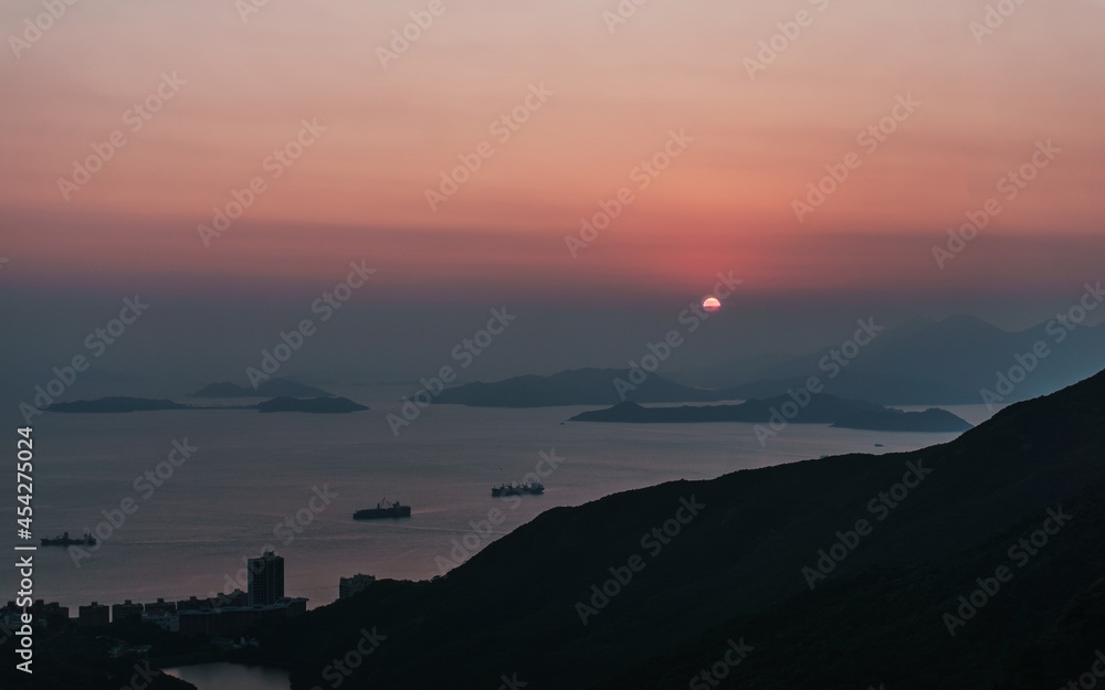 Sunset above the South chinese sea