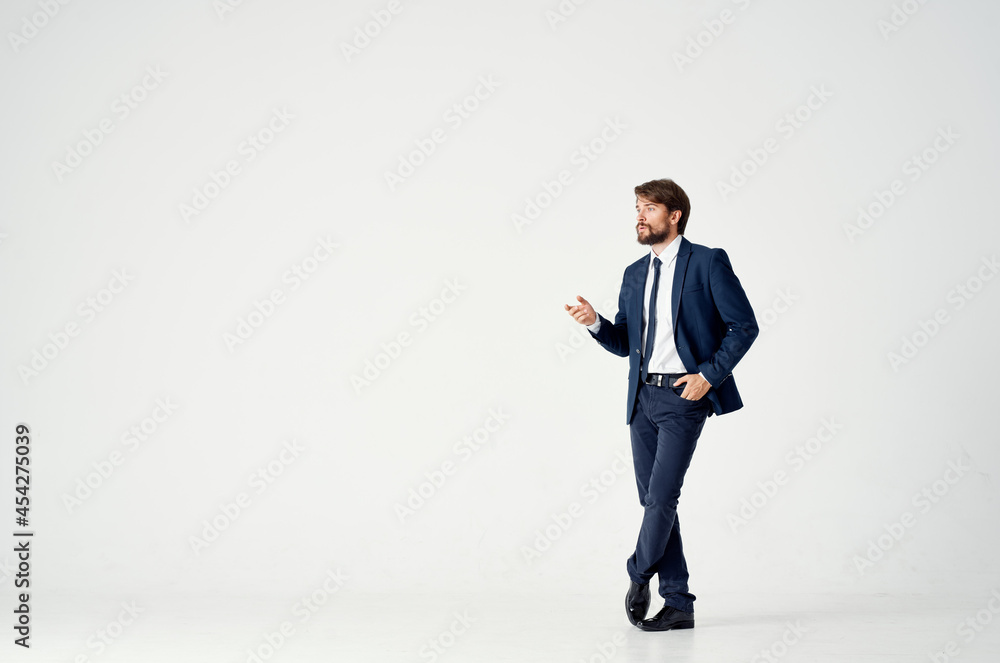 bearded business man emotions successful happy boss bearded business man emotions successful happy boss