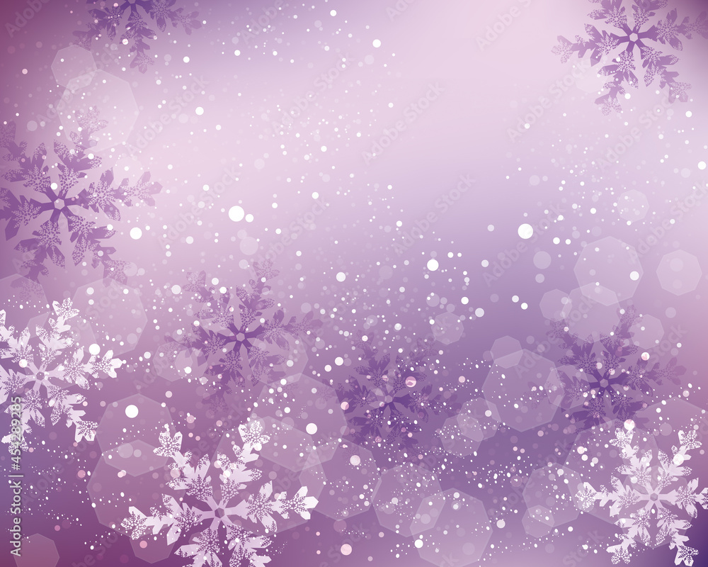 Fototapeta premium 雪の結晶の背景
