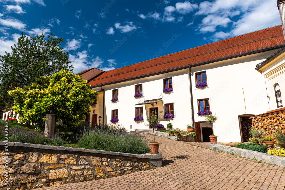 Exterior of Ptuj Monastery, Slovenia in Summer Exterior of Ptuj Monastery, Slovenia in Summer