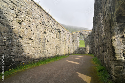 St. Magnus Cathedral -   a ruined cathedral in the village of Kirkjubøur on the island of Streymoy in the Faroe Islands