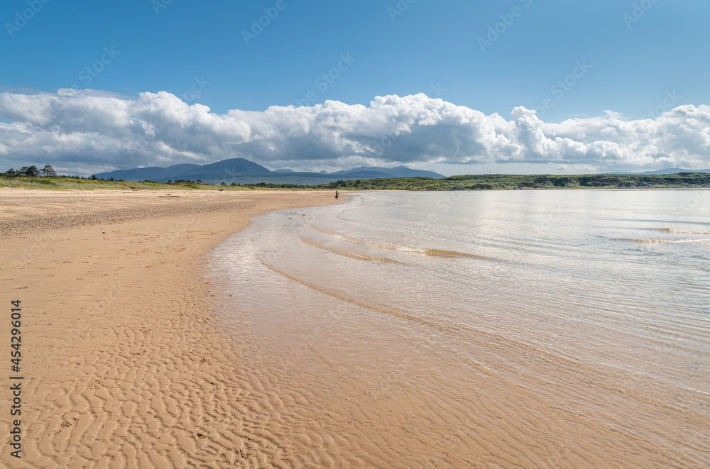 Looking east on Carradale Bay Beach in Argyll and Bute, Scotland Looking east on Carradale Bay Beach in Argyll and Bute, Scotland