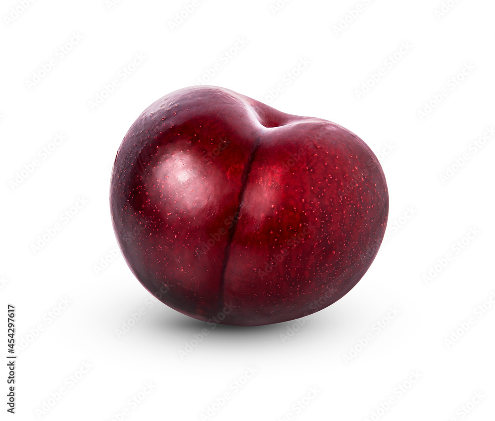  plum isolated on white background