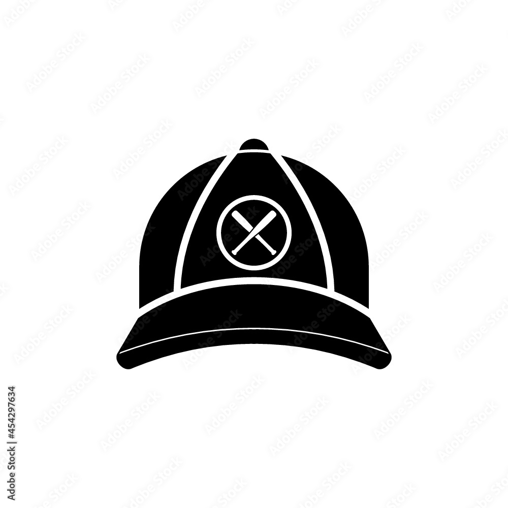 Fototapeta premium Baseball cap icon isolated on white background