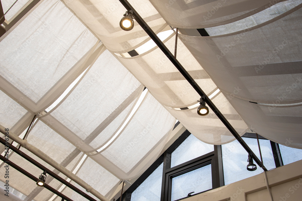 Fototapeta premium a fabric roof