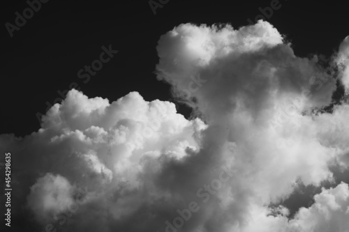 Dramatic black and white cloudscape