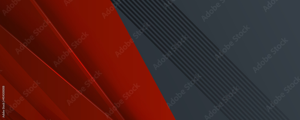 Red and black banner background