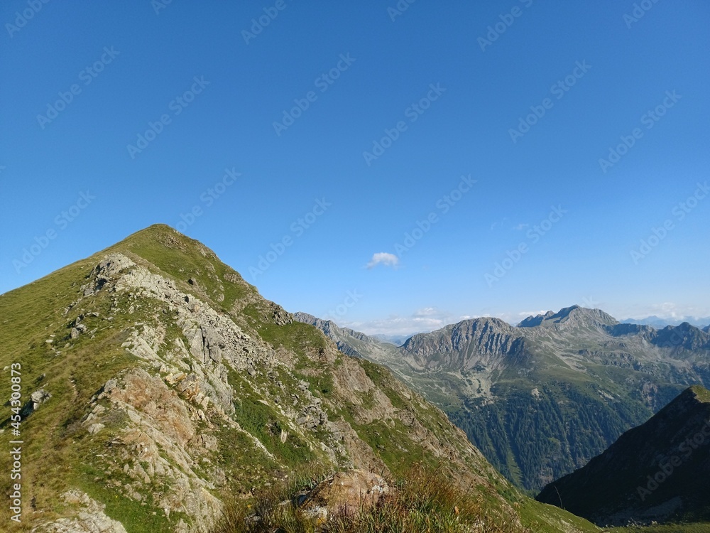 mountain landscape with sky