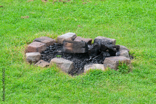 Remainders Of A Fireplace At Muiden The Netherlands 31-8-2021 © Robertvt