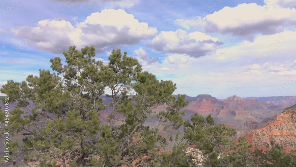 View at Grand Canyon in motion in slow motion 120fps View at Grand Canyon in motion in slow motion 120fps